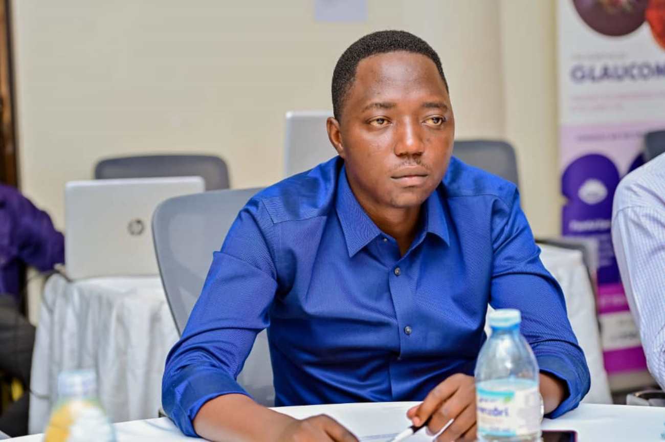 Dr. Ekwaro attending a capacity building workshop to enhance his skills at Mengo Hospital. Impact Stories: Dr Ekwaro Ronald, Mastercard Foundation Scholars Program alumnus, Optometrist, committed to enhancing eye health in Uganda. He plans to establish the country's first Myopia Control Centre, dedicated to safeguarding the eye health of young people in Uganda and neighbouring nations, November 2025, Makerere University, Kampala Uganda, East Africa, November 2025, Kampala Uganda, East Africa.