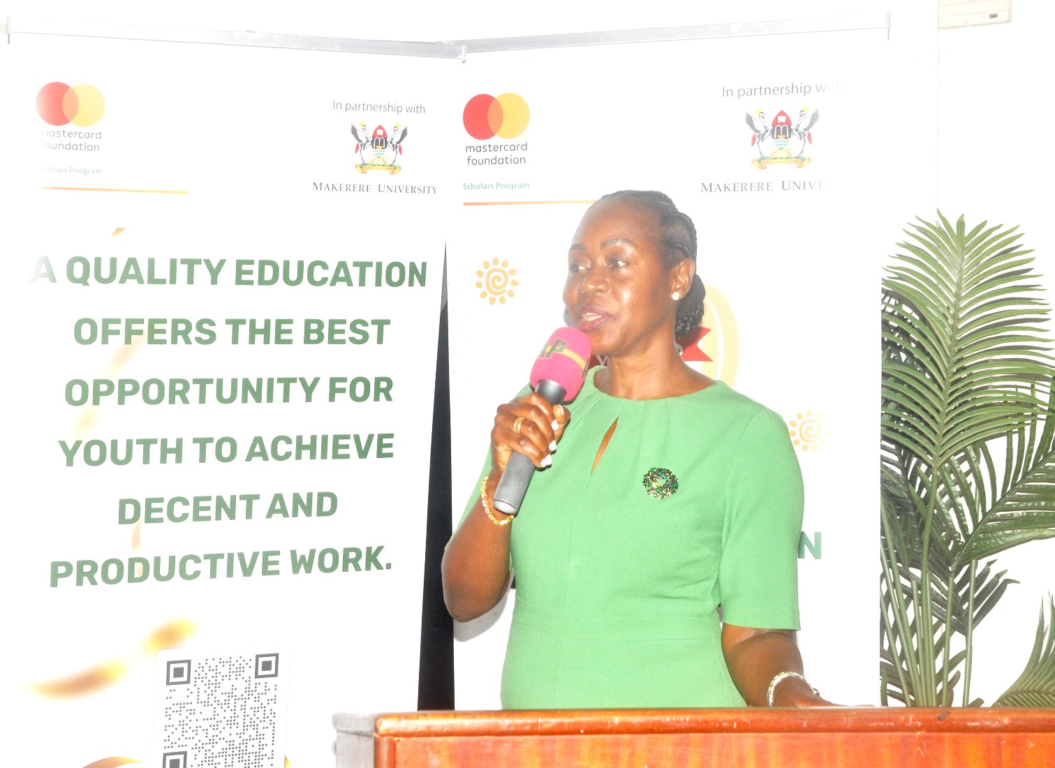 Dr. Kabumbuli addressing the Mentors during their annual workshop at Fairway Hotel. Mastercard Foundation Scholars Program at Makerere University annual workshop for mentors, 13th November 2025, Fairway Hotel, Kampala Uganda, East Africa.