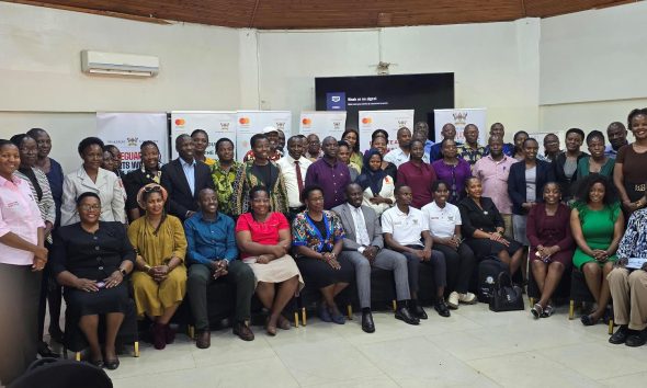 Mentors pose for a group photo at the end of their annual workshop at Fairway Hotel. Mastercard Foundation Scholars Program at Makerere University annual workshop for mentors, 13th November 2025, Fairway Hotel, Kampala Uganda, East Africa.