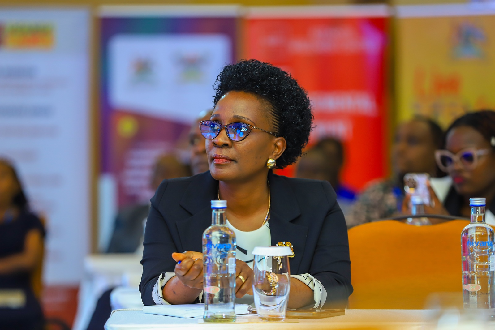 Deputy IGG Mrs. Anne Twinomugisha Muhairwe. Ministry of Health (MoH), Makerere University School of Public Health (MakSPH), Makerere University College of Health Science (MakCHS) and other partners jointly hosting the National Annual Communicable and Non-Communicable Diseases (NACNDC) and 19th Joint Annual Scientific Health (JASH) Conference 2025, running from 3rd to 7th November, Pre-Conference Symposium under the theme “Breaking the Silence: Advancing Mental Health Awareness and Resilience,” with a sub-theme on “Advancing Mental Health in Schools and Universities — Research and Policy Perspectives” 3rd November 2025, Victoria Hall, Speke Resort Munyonyo, Kampala Uganda, East Africa.