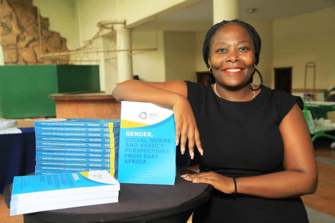 Dr. Daphne Agaba Kabagambe. Makerere University Press launch of highly anticipated book “Gender, Social Norms and Agency: Perspectives from East Africa”, Edited by Professor Paul Bukuluki and Dr. Daphine Agaba Kabagambe. November 2025, Golf Course Hotel, Kampala Uganda, East Africa.