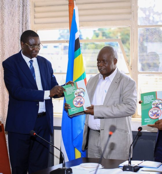 Collaborative study by Makerere University and the Ministry of Public Service titled “Impact of Salary Enhancement on the Performance of Secondary School Teachers in Uganda,” was funded by the Government of Uganda through the Makerere University Research and Innovations Fund (Mak-RIF), handover of report by Dr. Cyprian Misinde, Director Quality Assurance to Minister Hon. Wilson Muruli Mukasa, 13th November 2025, Kampala Uganda, East Africa.