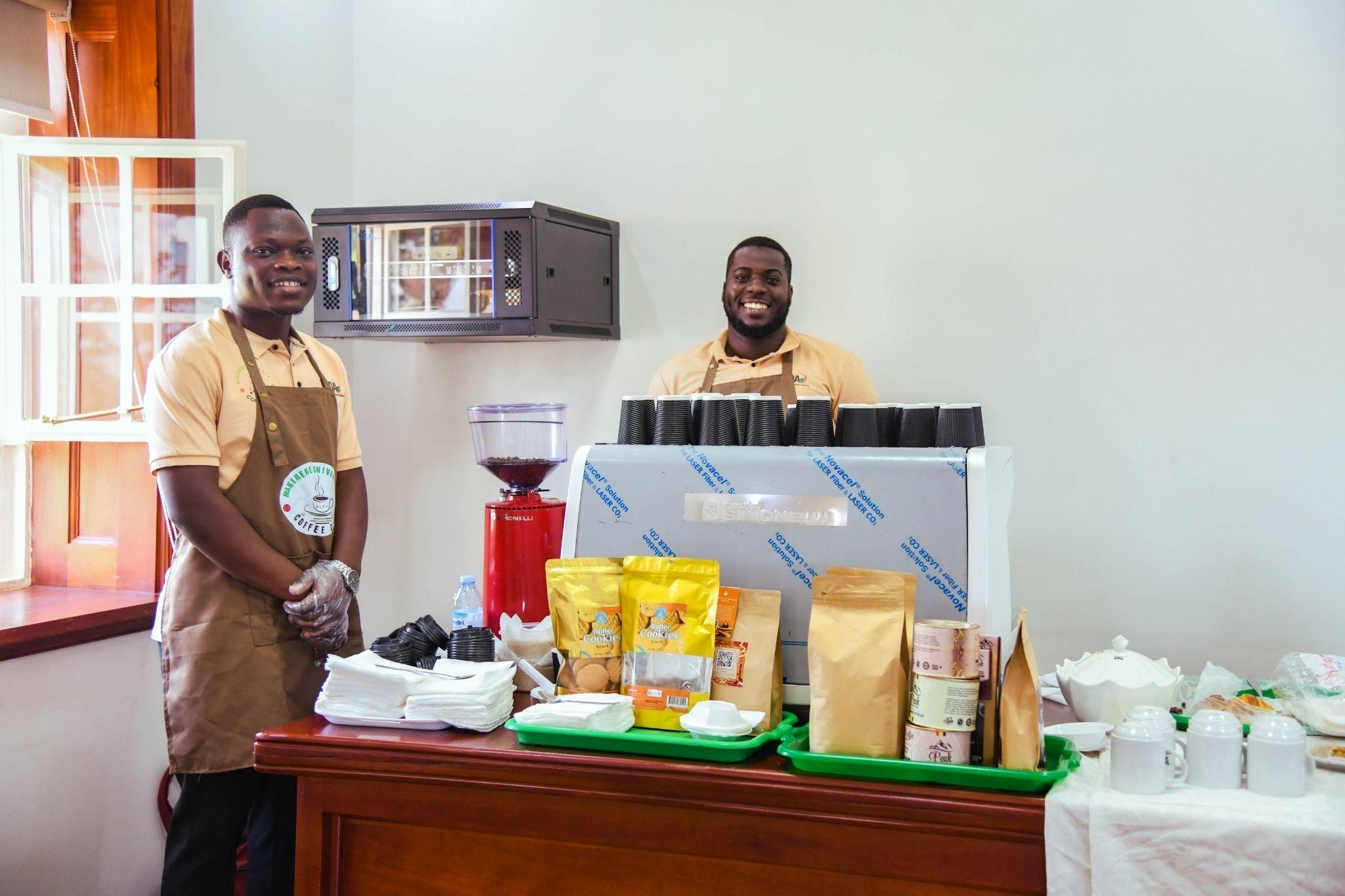 Students from the Makerere coffee club during the meeting. Makerere University, in a Top Management meeting chaired by Prof. Sarah Ssali, the Acting Vice Chancellor, hosted an important engagement with Uganda’s Consul General to China, Amb. Judyth Nsababera, 26th November 2025, Main Building, Kampala Uganda, East Africa.