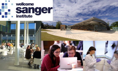 1-year research MPhil in Genomic Science studentships. Photo: Wellcome Sanger Institute