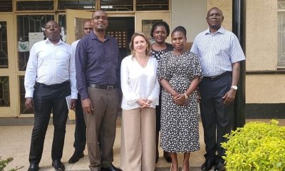 The team poses for a group photo at the School of Forestry, Environmental, and Geographical Sciences at CAES. Department of Tourism, College of Agricultural and Environmental Sciences (CAES) hosts Prof. Sofia Asonitou from the University of West Attica, Greece, also Regional Coordinator for the Sub-Saharan Africa region under the Erasmus+ International Credit Mobility (ICM) framework at her institution. 11 December 2025, Makerere University, Kampala Uganda.