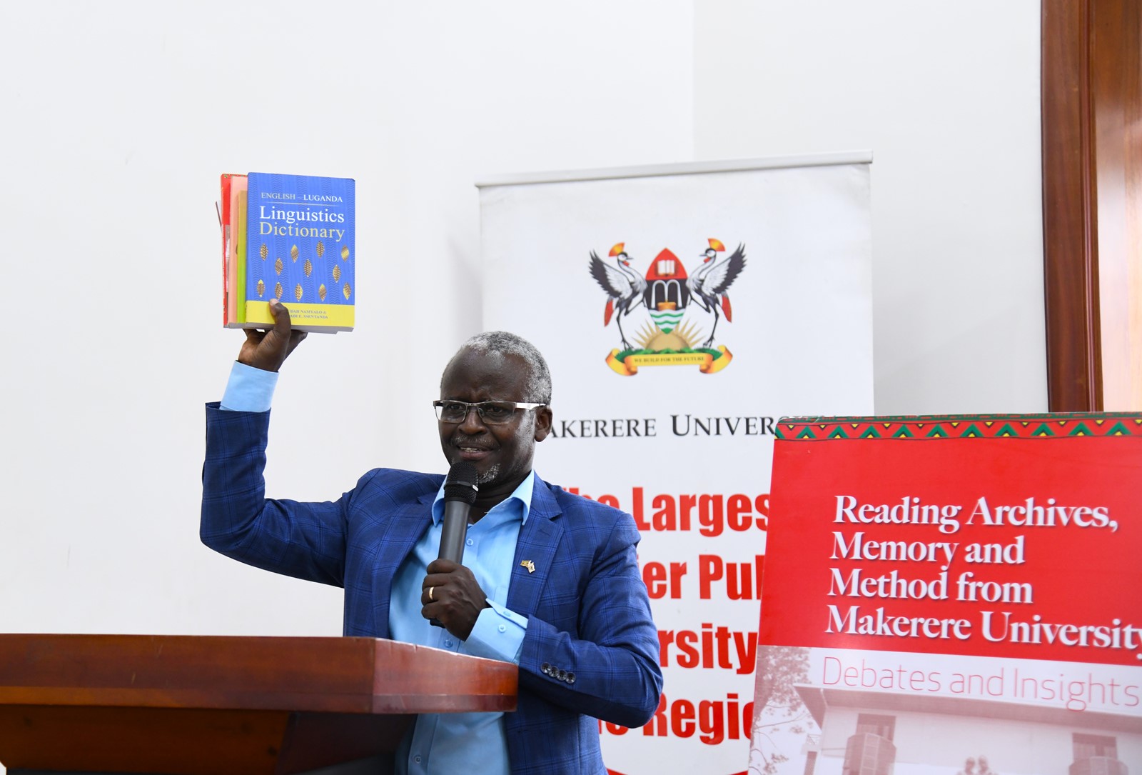 Dr. William Tayeebwa. College of Humanities and Social Sciences (CHUSS) on 11th December 2025 celebrated the launch of five scholarly books, marking a significant milestone in the College’s contribution to academic research and discourse, Senior Common Room, Main Building, Makerere University, Kampala Uganda, East Africa.