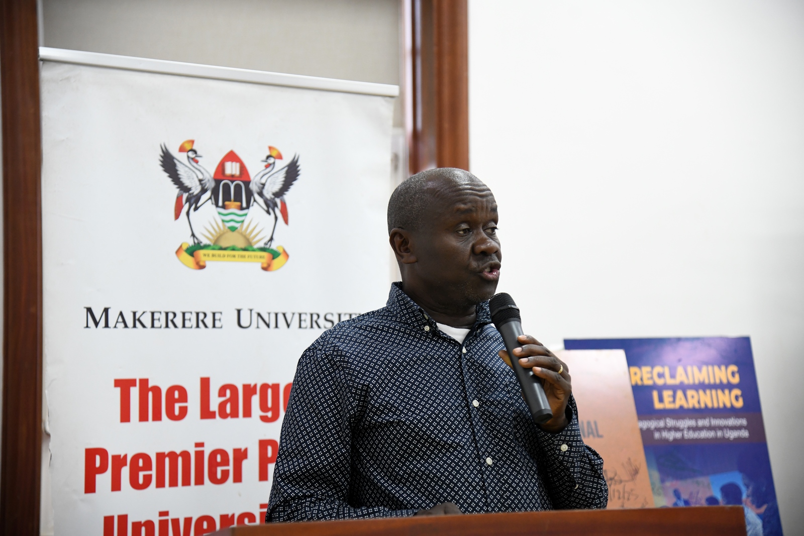 Prof. Andrew Ellias State. College of Humanities and Social Sciences (CHUSS) on 11th December 2025 celebrated the launch of five scholarly books, marking a significant milestone in the College’s contribution to academic research and discourse, Senior Common Room, Main Building, Makerere University, Kampala Uganda, East Africa.
