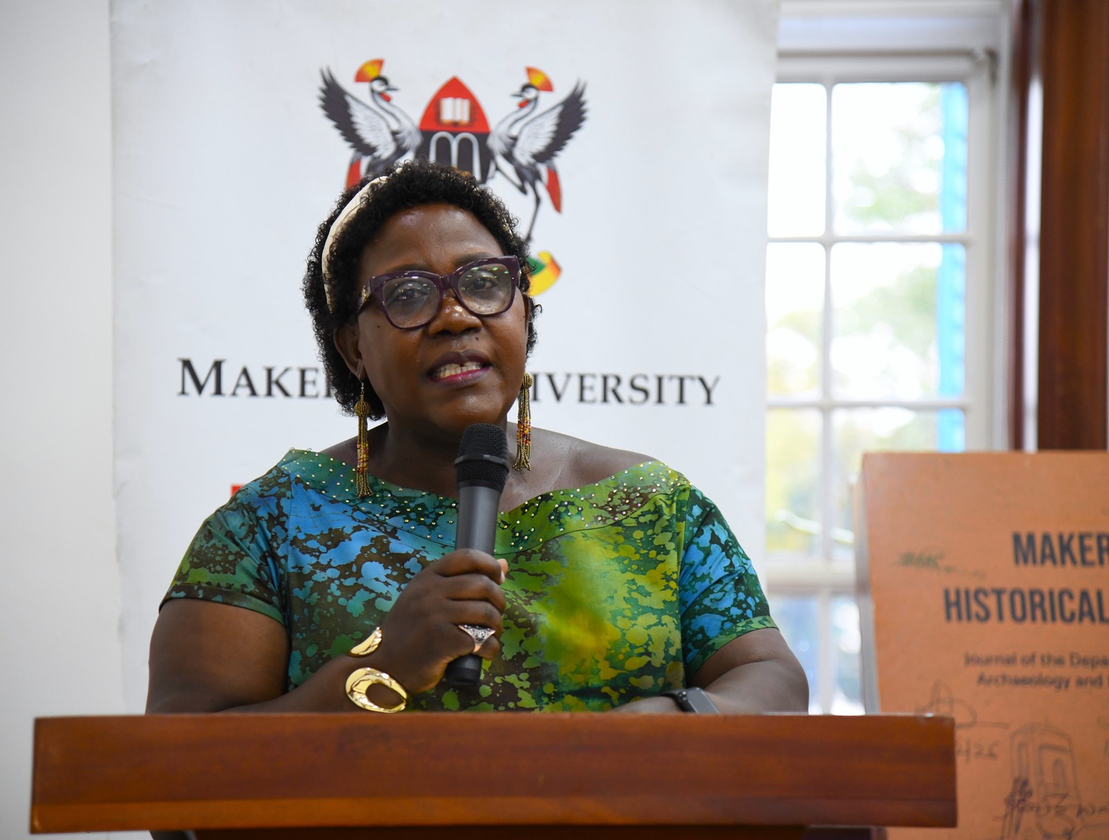 Prof. Josephine Ahikire. College of Humanities and Social Sciences (CHUSS) on 11th December 2025 celebrated the launch of five scholarly books, marking a significant milestone in the College’s contribution to academic research and discourse, Senior Common Room, Main Building, Makerere University, Kampala Uganda, East Africa.