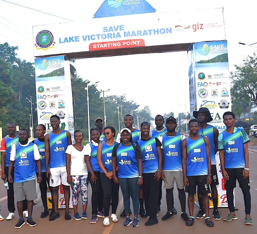 The NutriFishPlus Project team participated in the marathon. Makerere University, through the College of Natural Sciences (CoNAS), recognized for its outstanding contribution to the development of the fisheries sector in Uganda, award was presented during the Sustainable Fisheries, Aquaculture, and Environmental Awards Ceremony at the 7th edition of the Jinja Fish Festival, 6th–7th December 2025, Across the Nile Resort, along the banks of the River Nile, Njeru Municipality, Buikwe District, Uganda, East Africa.