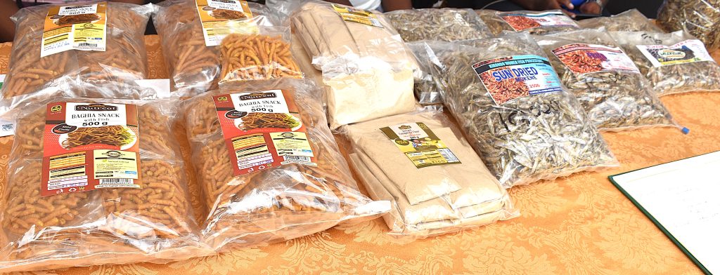 Some of the products developed under the NutriFish Project. Makerere University, through the College of Natural Sciences (CoNAS), recognized for its outstanding contribution to the development of the fisheries sector in Uganda, award was presented during the Sustainable Fisheries, Aquaculture, and Environmental Awards Ceremony at the 7th edition of the Jinja Fish Festival, 6th–7th December 2025, Across the Nile Resort, along the banks of the River Nile, Njeru Municipality, Buikwe District, Uganda, East Africa.