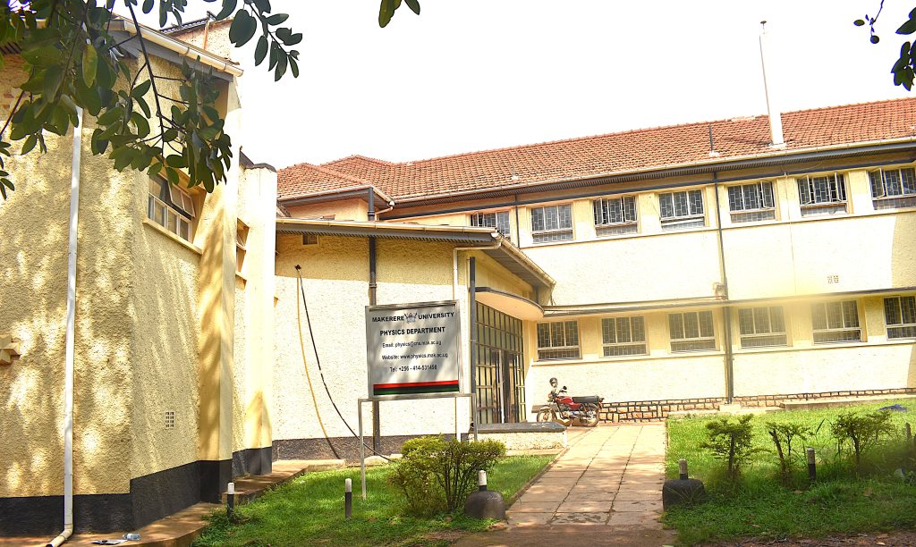 The renovated exterior of the Department of Physics. Dr Oruru Bosco appointed Acting Head of the Department of Physics at the College of Natural Sciences (CoNAS), Makerere University, Kampala Uganda, East Africa, effective 1st January 2026. Official handover ceremony, 6th January 2026.