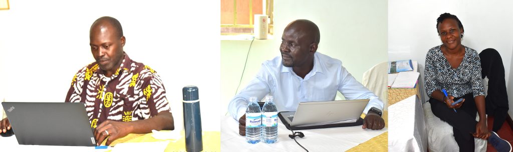 The Project team members – Dr Robnison Odong, Mr. Maurice Ssebisubi, and Eve Akongo Ampa during the training. Department of Zoology, Entomology, and Fisheries Sciences at Makerere University, in partnership with Nutreal Ltd and Kati Farms Ltd NutriFishPlus Project team one-day capacity-building training for research assistants on the Monitoring, Evaluation, and Learning (MEL) framework and the household survey tool, 13th January 2026, Ridar Hotel Seeta, Mukono District, Uganda, East Africa.