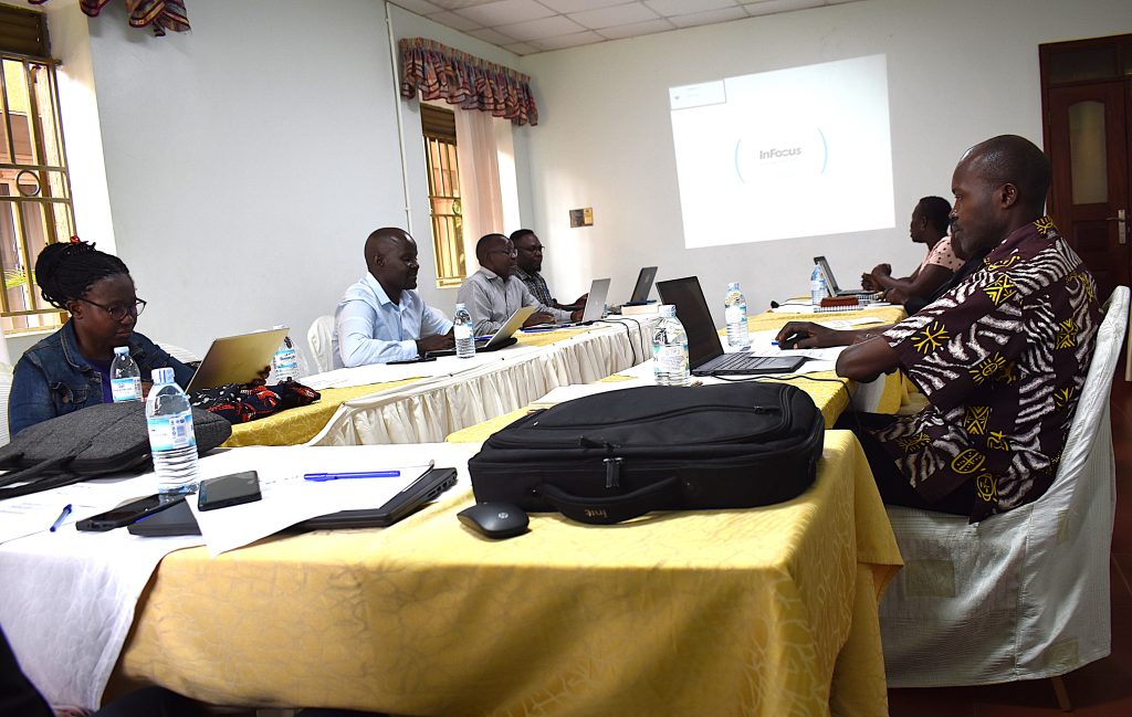 The project team during the workshop. Department of Zoology, Entomology, and Fisheries Sciences at Makerere University, in partnership with Nutreal Ltd and Kati Farms Ltd NutriFishPlus Project team one-day capacity-building training for research assistants on the Monitoring, Evaluation, and Learning (MEL) framework and the household survey tool, 13th January 2026, Ridar Hotel Seeta, Mukono District, Uganda, East Africa.