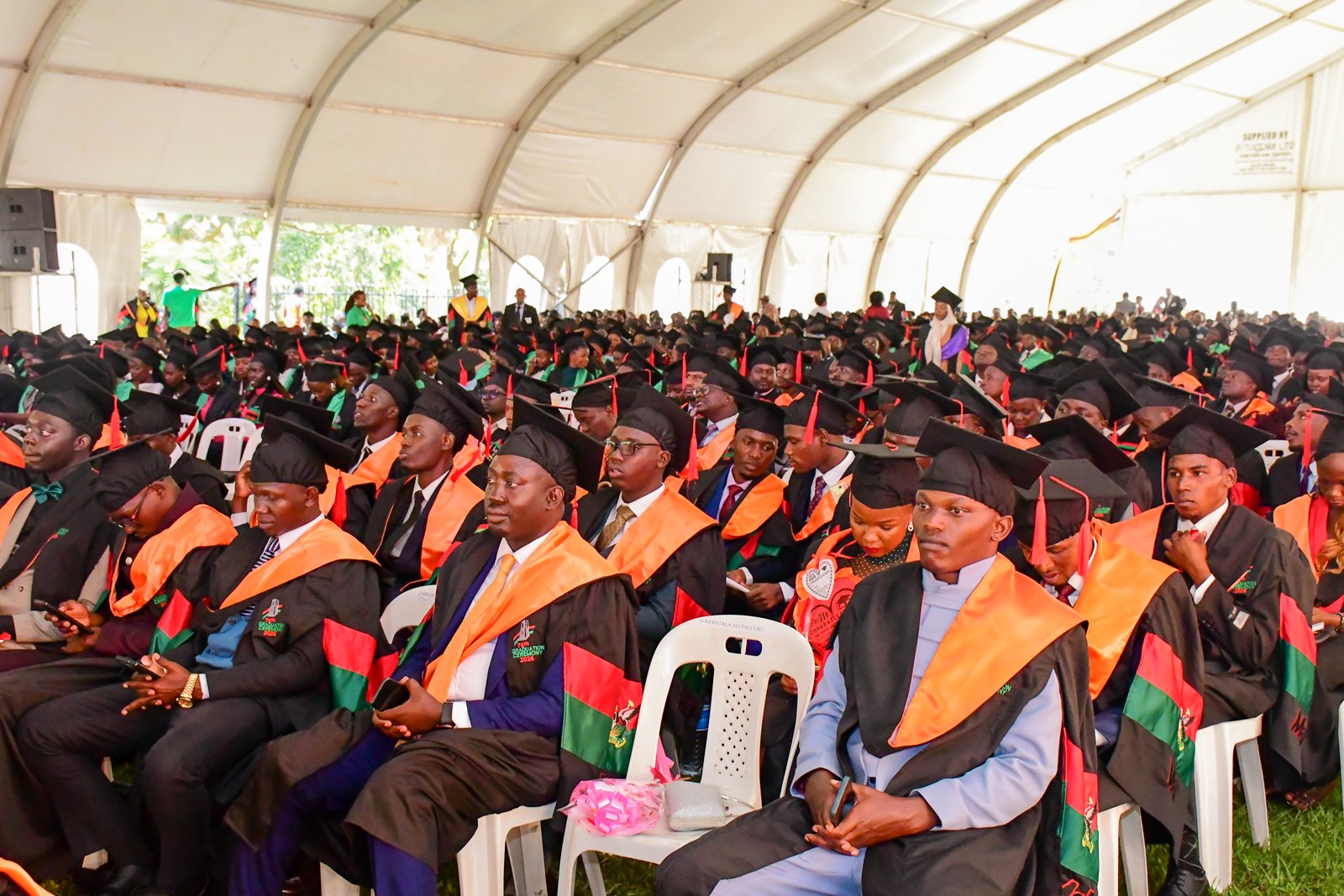 Proud moments at the 76th Graduation Ceremony as our undergraduate students take the next bold step into their future. 76th Graduation Ceremony, Day 1, College of Education and External Studies (CEES). Commencement Speaker-Prof. Nicholas Ozor, the Executive Director of the African Technology Policy Studies Network, Nairobi, Kenya. 24th February 2026, Freedom Square, Kampala Uganda, East Africa.
