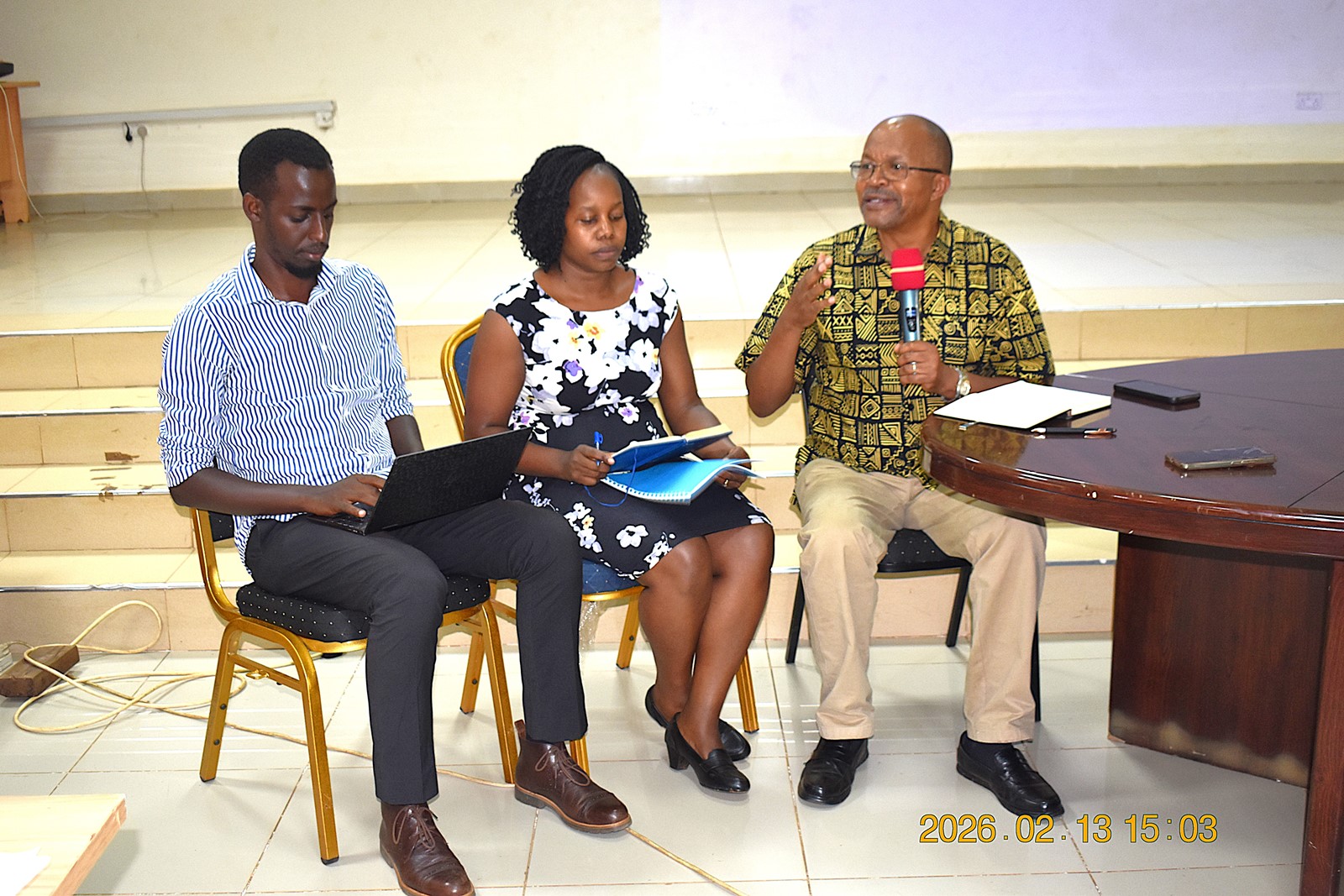 Prof. Tukamuhabwa and his team respond to questions from the Committee. National Variety Release Committee (NVRC) official approval of Maksoy 7N, the latest soybean variety developed by the Makerere University Centre for Soybean Improvement and Development (MAKCSID), Department of Crop Science and Horticulture, College of Agricultural and Environmental Sciences during committee’s 47th meeting at National Agricultural Research Laboratories (NARL), Kawanda, Wakiso, Uganda, East Africa on 13th February 2026