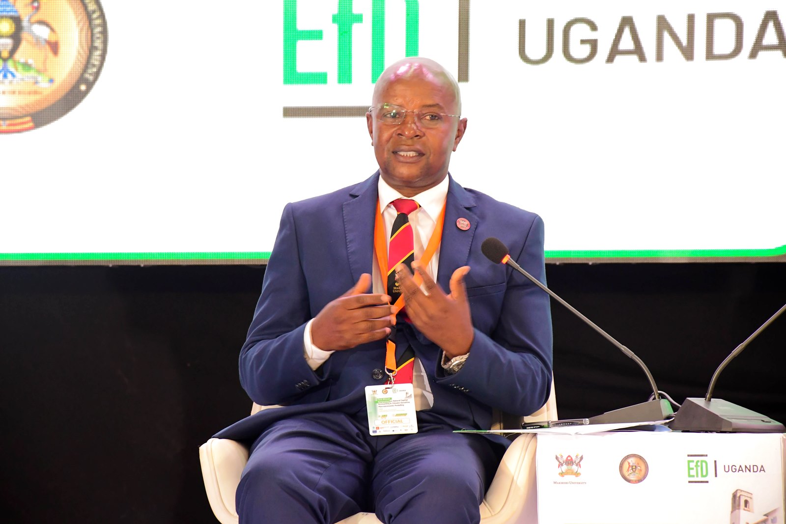 Prof. Edward Bbaale. First African Symposium on Natural Capital Accounting and Climate-Sensitive Macroeconomic Modelling held on 12th and 13th February 2026, Centre of Excellence for Africa Climate-Sensitive Macroeconomic Modelling (CEACM) a partnership between the Ministry of Finance, Planning and Economic Development (MoFPED), and the Environment for Development Initiative (EfD), Makerere University, Kampala Uganda, East Africa.