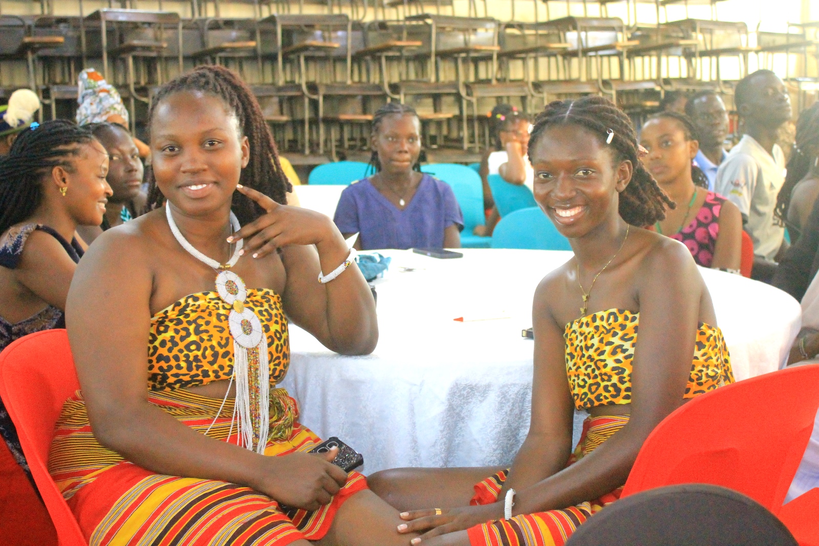 Some of the guests clad in their cultural wear. Mastercard Foundation Scholars Program at Makerere University annual cultural dinner to reconnect the Scholars community, share key Program updates, and create an inclusive space to strengthen belonging and engagement, 13th February 2026, Kampala Uganda, East Africa.