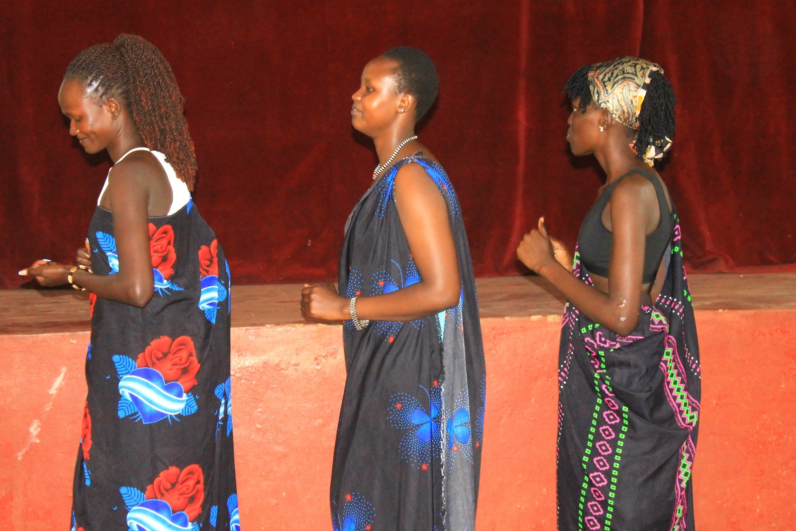 Ladies showcasing the Mwenda, Western Uganda women cultural wear. Mastercard Foundation Scholars Program at Makerere University annual cultural dinner to reconnect the Scholars community, share key Program updates, and create an inclusive space to strengthen belonging and engagement, 13th February 2026, Kampala Uganda, East Africa.