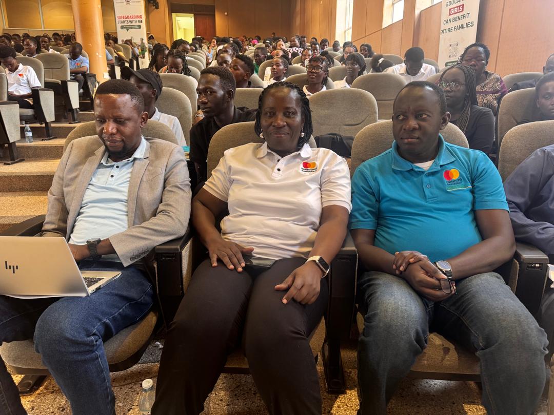 Mr. Henry Nsubuga (Right), Ms. Rose Nalwanga (Centre) and other officials at the event.