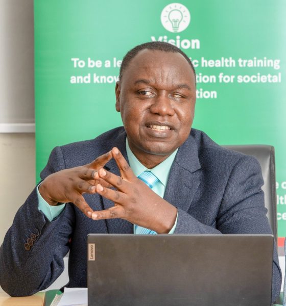 Moses Ntaro during his PhD Defense on 11th December 2025. Makerere University School of Public Health Communications Office, Graduation Profiles Series, 76th Graduation Ceremony, Moses Ntaro, “Effect of Student Community Engagement on Open Defecation-Free Status,” Kampala Uganda, East Africa.