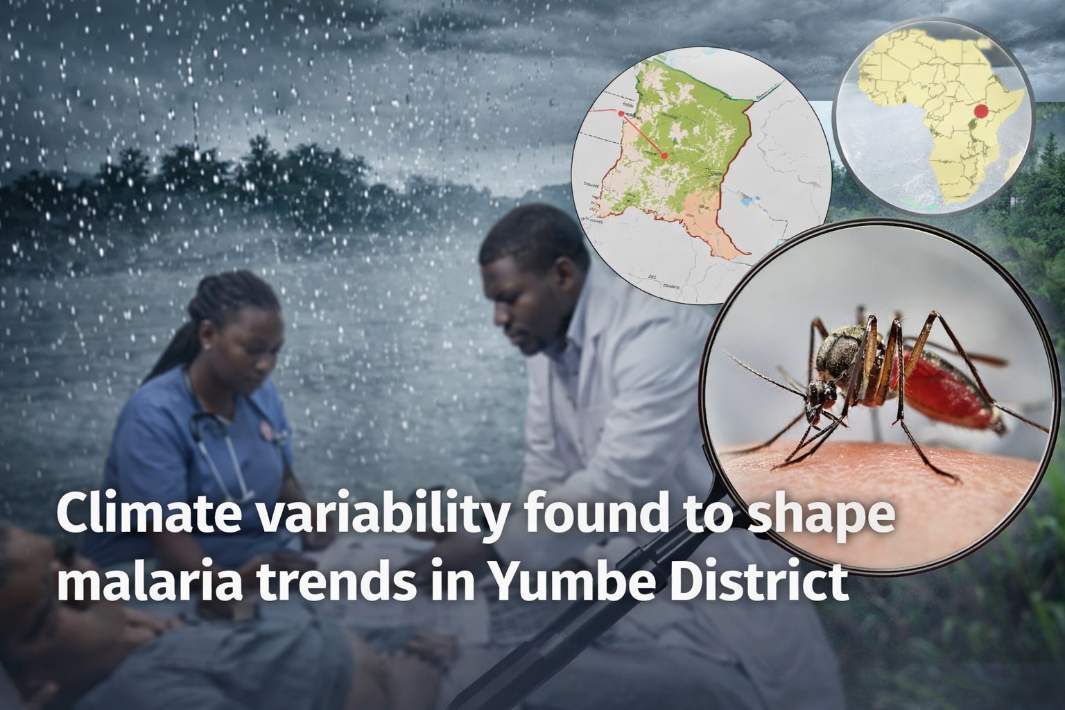 Climate variability and malaria incidence trends in Yumbe District, West Nile Sub-region of Uganda (2017–2021), by Lesley Rose Ninsiima, Rogers Musiitwa, Zaitune Nanyunja, James Muleme, Chris Maasaba, Twahiri Anule, and David Musoke, published February 2026 in Malaria Journal through Springer Nature Link by Makerere University School of Public Health, Kampala Uganda, East Africa.