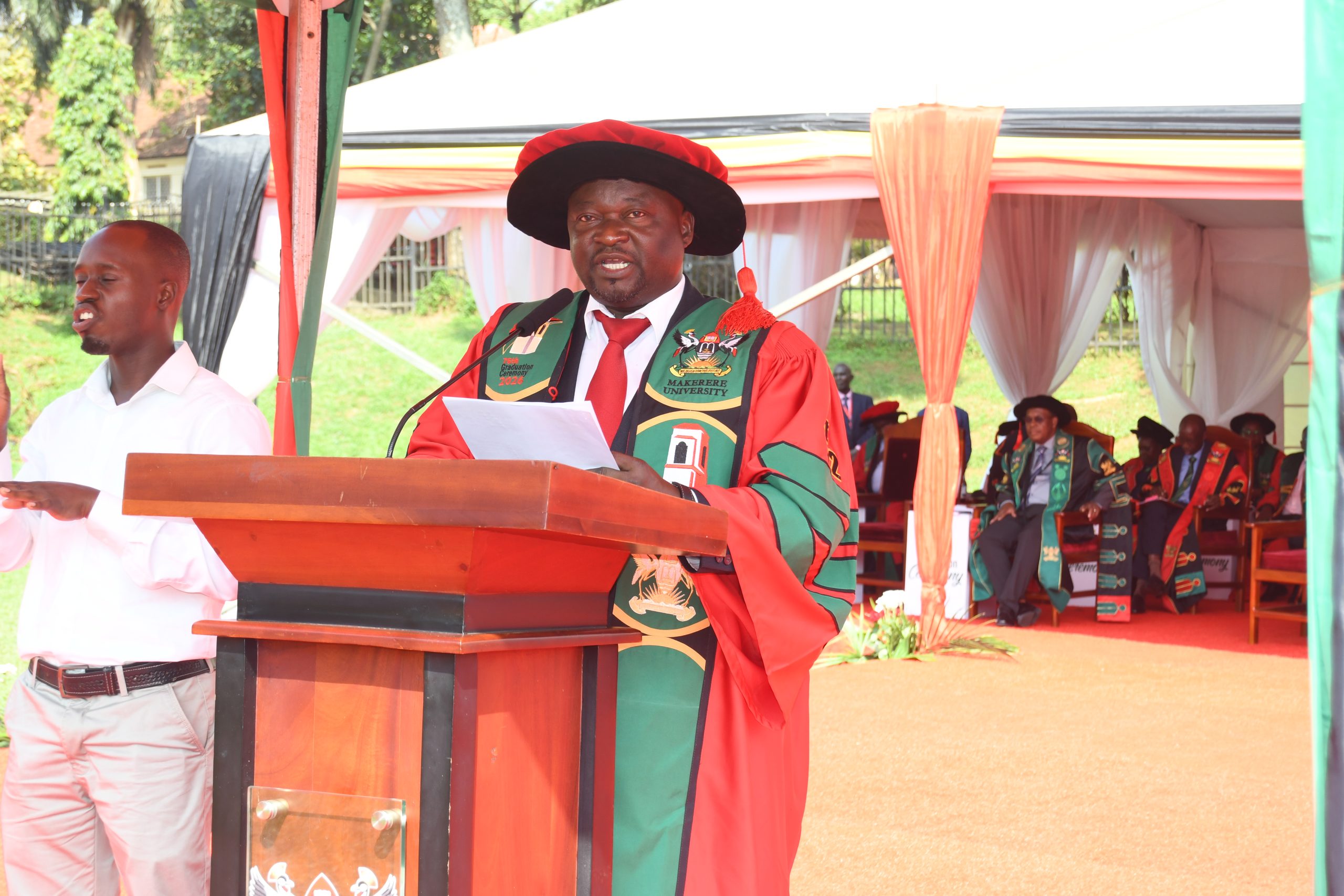 Professor Nicholas Ozor, the Executive Director of the African Technology Policy Studies Network (ATPS), Nairobi-Kenya. 76th Graduation Ceremony, Day 1, School of Law (SoL). Commencement Speaker-Prof. Nicholas Ozor, the Executive Director of the African Technology Policy Studies Network, Nairobi, Kenya. 24th February 202, Freedom Square, Makerere University, Kampala Uganda, East Africa.