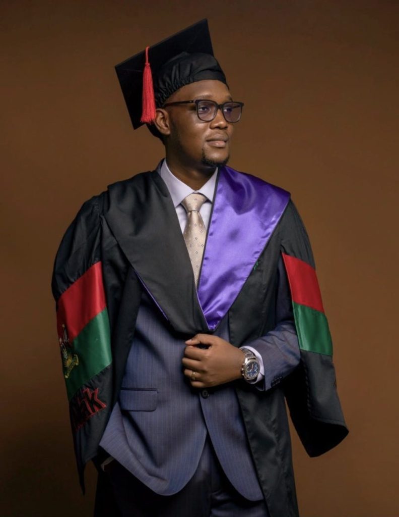 Nuwamanya Raymond Jerry. 76th Graduation Ceremony, Day 1, School of Law (SoL). Commencement Speaker-Prof. Nicholas Ozor, the Executive Director of the African Technology Policy Studies Network, Nairobi, Kenya. 24th February 202, Freedom Square, Makerere University, Kampala Uganda, East Africa.