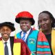 A photo collage of top researchers from the Makerere University School of Public Health L-R: Dr. David Musoke, Assoc. Prof. Peter Waiswa and Juliana Namutundu. 76th Graduation Ceremony, Day 2, School of Public Health (MakSPH) Vice Chancellors Research Excellence Awards. 25th February 2026, Makerere University, Kampala Uganda, East Africa.
