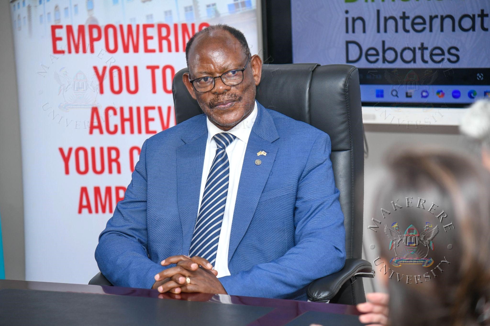 Prof. Barnabas Nawangwe at the signing of the KGC 2026 MOU. Signing the MoU with the Embassy of France in Uganda, the Konrad Adenauer Foundation (KAS), and Alliance Française de Kampala to organize the 9th edition of the Kampala Geopolitics Conference (KGC), 15–16 April 2026 at Makerere University, Kampala Uganda, East Africa.