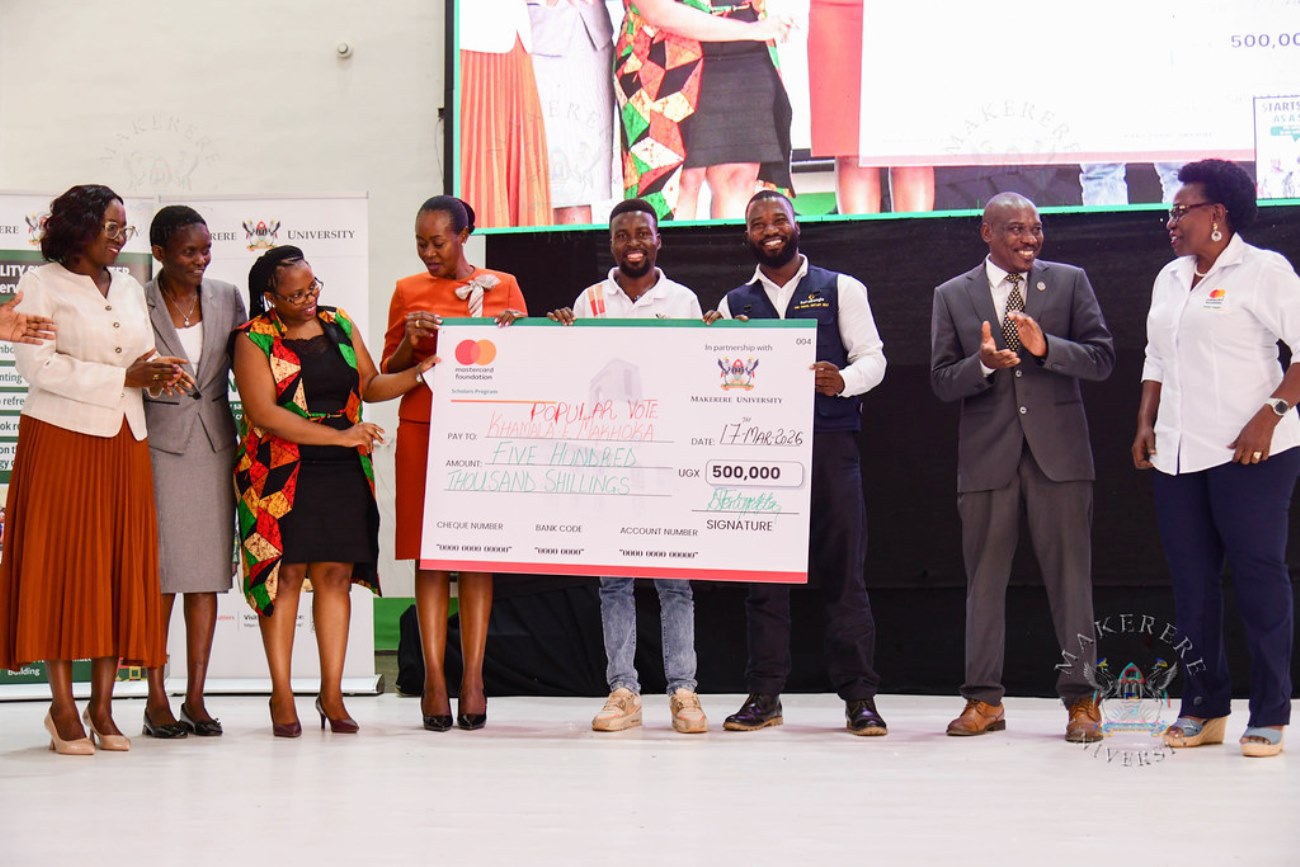 Popular Vote Winner. Annual Safeguarding Message Contest Grand Finale, 17th March 2026, Main Hall, Main Building, Makerere University, Kampala Uganda, East Africa.