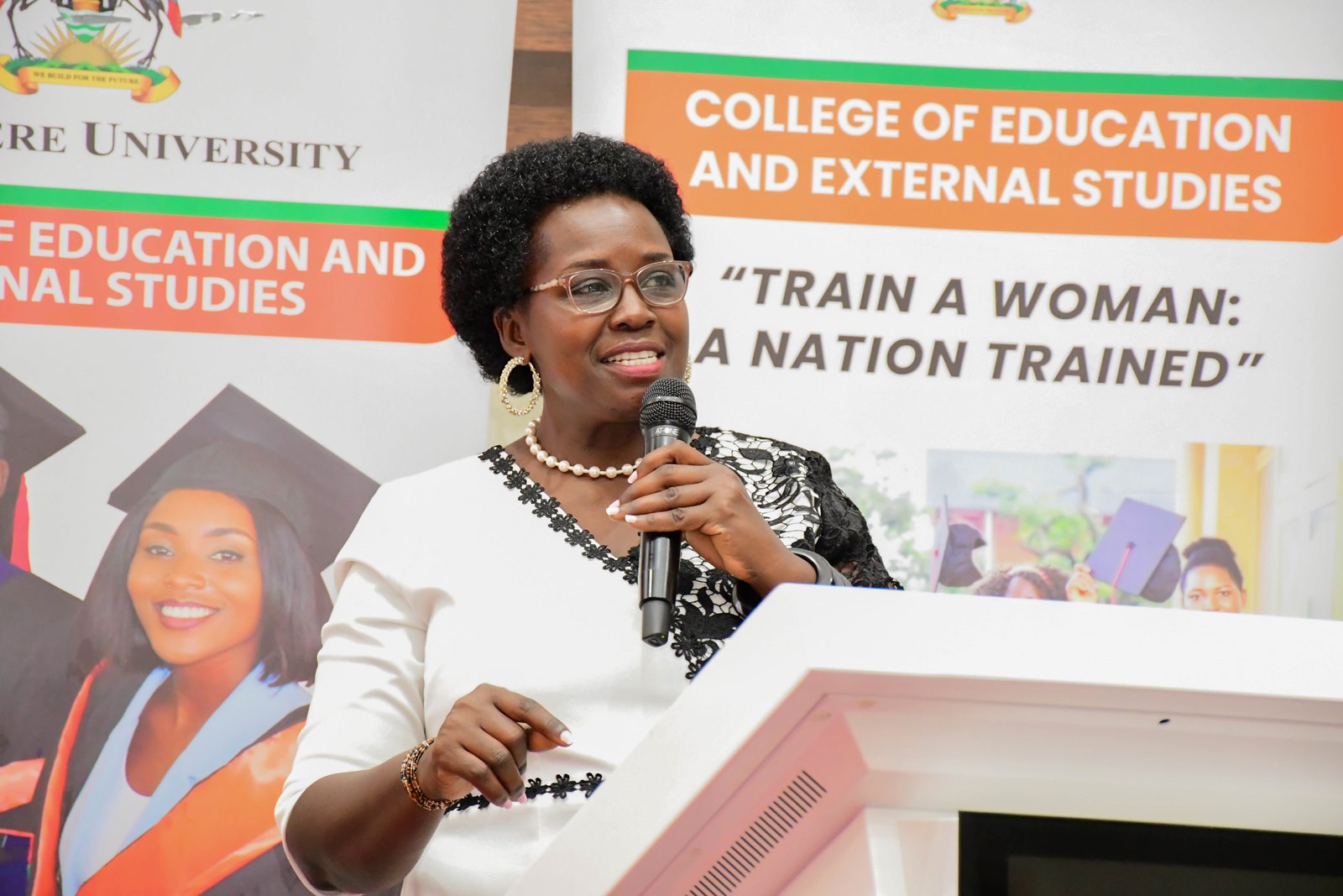 Dr. Anne Ampaire. School Stakeholders’ Exhibition, bringing together learners, teachers, researchers, and education policymakers to demonstrate how Uganda’s Competence Based Curriculum (CBC) can be implemented through experiential learning and real-life situations, by graduate students of College of Education and External Studies (CEES) and College of Humanities and Social Sciences (CHUSS) guided by Dr. Anne Ampaire, 26th March 2026, Makerere University School of Public Health Auditorium, Kampala Uganda, East Africa.