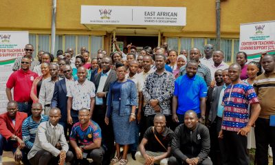 Facilitators and participants pose for a group photo during the workshop on 14th March 2026. Center for Teaching and Learning Support, College of Education and External Studies (CEES), Kiswahili Primary School Orientation Workshop, aimed at strengthening skills in content and delivery, enhancing assessment competencies, and improving the understanding of the Kiswahili curriculum, 14th March 2026, Makerere University, Kampala Uganda, East Africa.