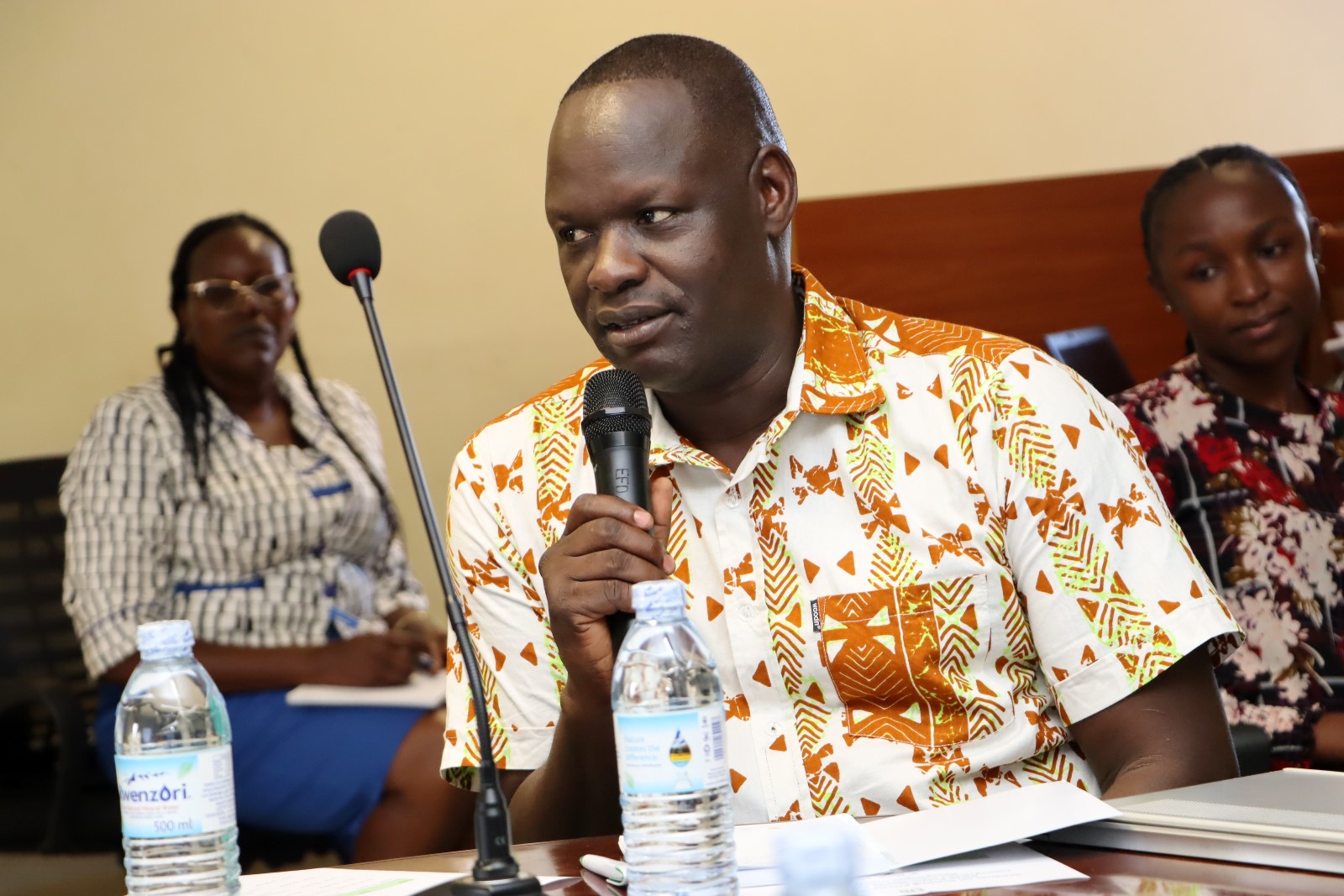 Research fellow John Bosco Oryem attending the seminar. Environment for Development (EfD) Centre research seminar by UK-based Duke University Postdoctoral Scholar Dr. Danny Tobin's study titled, “Guiding Private Afforestation to raise public-Goods Provision : Exploring Farmers preferences for trees within an NGO Tree planting program in Southern India” 9th March 2026, Yusuf Lule Central Teaching Facility, Makerere University, Kampala Uganda, East Africa.