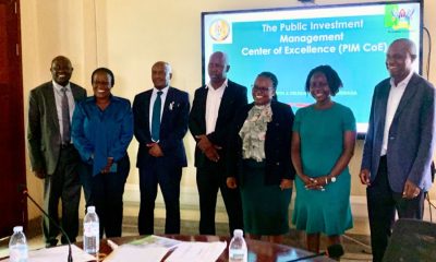 Prof. Eria Hisali (R) with members of the delegation and officials. Delegation from Botswana’s public investments sector visits Makerere University’s Public Investment Management Centre of Excellence to benchmark its sustainable training model and draw lessons from Uganda’s well-established Public Investment Management (PIM) framework 25th February 2026, Yusuf Lule Central Teaching Facility, Kampala Uganda, East Africa.