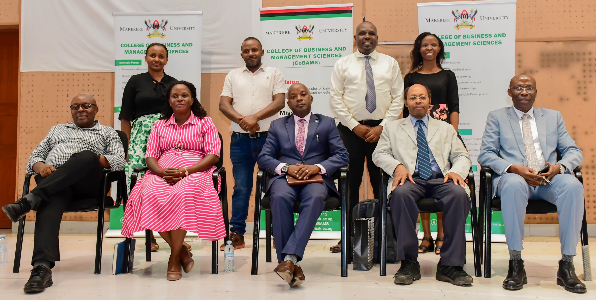 Staff of CoBAMS attend the public lecture, reaffirming the university’s commitment to teaching, research, community engagement, and strong academic partnerships. Public lecture, titled: Research Collaboration across borders by Prof. Ken Kamoche from Nottingham University, 3rd March 2026, Yusuf Lule Central Teaching Facility Auditorium, Makerere University, Kampala Uganda, East Africa.
