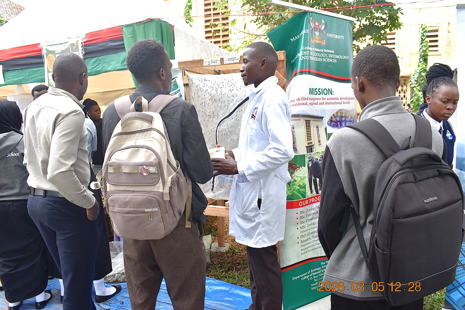 College of Natural Sciences (CoNAS) successfully held its first Annual Science Exhibition from Thursday, 5th March to Saturday, 7th March 2026, at the Science Quadrangle, Makerere University, Kampala Uganda, East Africa.