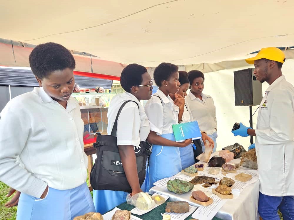 Nabisunsa Girls at the Geology exhibition stall. College of Natural Sciences (CoNAS) successfully held its first Annual Science Exhibition from Thursday, 5th March to Saturday, 7th March 2026, at the Science Quadrangle, Makerere University, Kampala Uganda, East Africa.