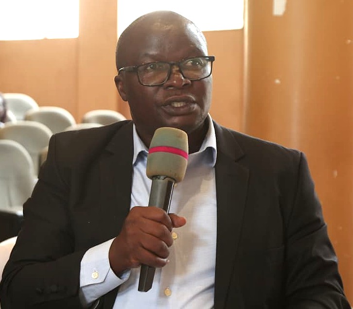 Dr Godfrey Kawooya Kubiriza, Head of the Department of Zoology, Entomology, and Fisheries Sciences at CoNAS. Dissemination of findings of Nationwide study by the School of Biosciences, College of Natural Sciences (CONAS), undertaken among 5,000 participants across 100 districts in response to growing concerns over the long-term decline in Biology performance in the Uganda Advanced Certificate of Education (UACE) examinations, 19th March 2026, Yusuf Lule Central Teaching Facility Auditorium, Makerere University, Kampala Uganda, East Africa.