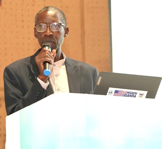 Prof. Anthony Muwagga Mugagga, the Principal of the College of Education and External Studies (CEES) at Makerere University underscored the critical need to clearly define and systematically map out the modes of instruction under the Competence-based Curriculum. Dissemination of findings of Nationwide study by the School of Biosciences, College of Natural Sciences (CONAS), undertaken among 5,000 participants across 100 districts in response to growing concerns over the long-term decline in Biology performance in the Uganda Advanced Certificate of Education (UACE) examinations, 19th March 2026, Yusuf Lule Central Teaching Facility Auditorium, Makerere University, Kampala Uganda, East Africa.