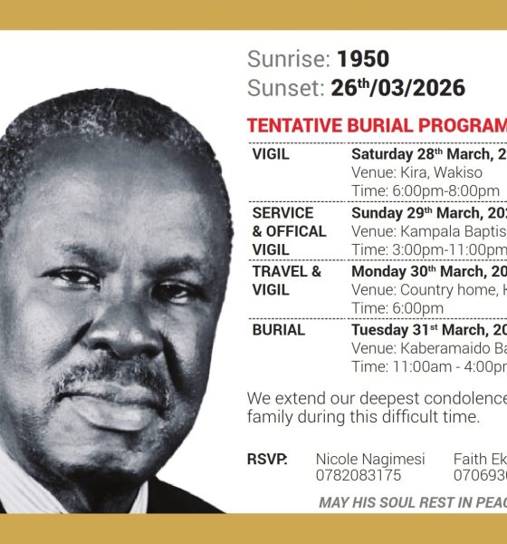 Celebrating Pastor John M. Ekudu-Adoku, Dean of Students (1995-2010). Makerere University, Kampala Uganda, East Africa
