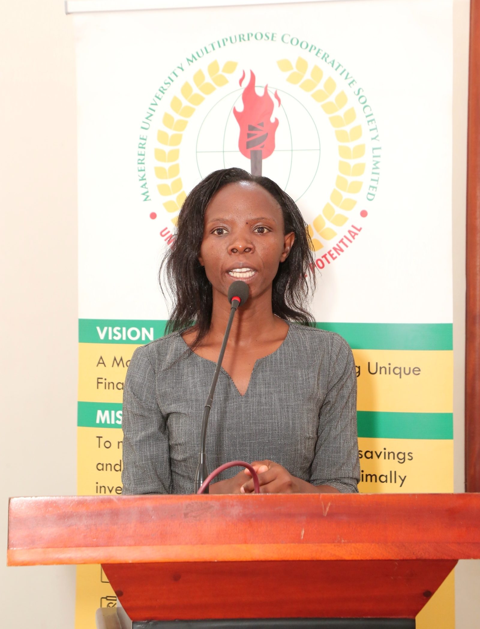 Ritah Namisango. Makerere University Multi-Purpose Cooperative Society (MUMCS) Annual General Meeting (AGM), 4th March 2026, Senior Common Room, Main Building, Makerere University, Kampala Uganda, East Africa.