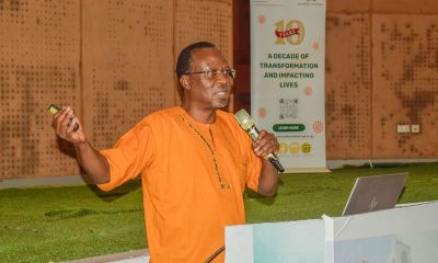 Mr. Steven Langa addresses the Mentor-Mentee matching session on 7th March 2026. Mastercard Foundation Scholars Program Mentor–Mentee matching session, 7th March 2026, Yusuf Lule Central Teaching Facility Auditorium, Makerere University, Kampala Uganda, East Africa.