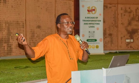 Mr. Steven Langa addresses the Mentor-Mentee matching session on 7th March 2026. Mastercard Foundation Scholars Program Mentor–Mentee matching session, 7th March 2026, Yusuf Lule Central Teaching Facility Auditorium, Makerere University, Kampala Uganda, East Africa.