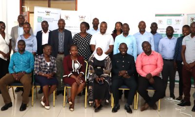 Participants posing for a group photo with facilitators after the training on 26th March 2026. Environment for Development (EfD) Uganda, College of Business and Management Sciences (CoBAMS) capacity-building initiative to equip local government officers with practical tools to better manage natural resources amid growing environmental pressures funded by the Government of Uganda through the Makerere University Research and Innovation Fund (Mak-RIF), 26th March 2026, Soroti, Uganda, East Africa.