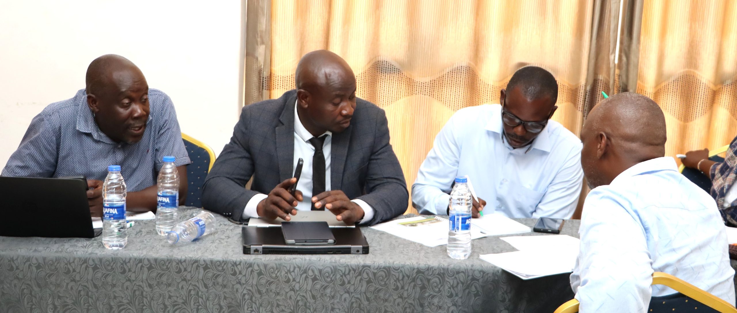 Some of district officials in group discussions. Environment for Development (EfD) Uganda, College of Business and Management Sciences (CoBAMS) capacity-building initiative to equip local government officers with practical tools to better manage natural resources amid growing environmental pressures funded by the Government of Uganda through the Makerere University Research and Innovation Fund (Mak-RIF), 26th March 2026, Soroti, Uganda, East Africa.