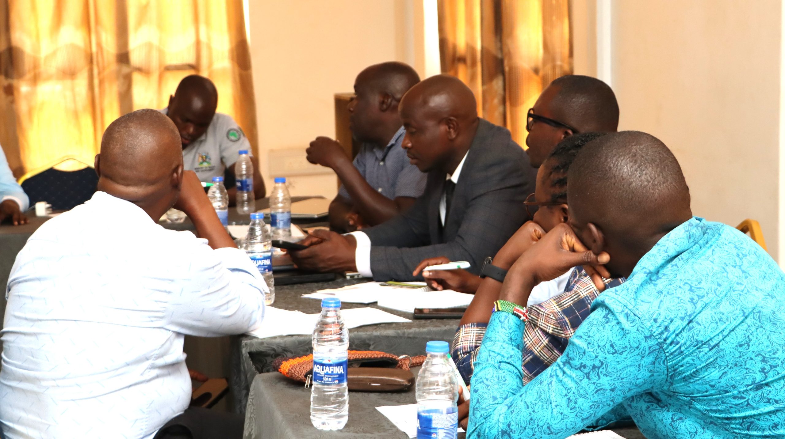 Some of the participants in a group discussion. Environment for Development (EfD) Uganda, College of Business and Management Sciences (CoBAMS) capacity-building initiative to equip local government officers with practical tools to better manage natural resources amid growing environmental pressures funded by the Government of Uganda through the Makerere University Research and Innovation Fund (Mak-RIF), 26th March 2026, Soroti, Uganda, East Africa.