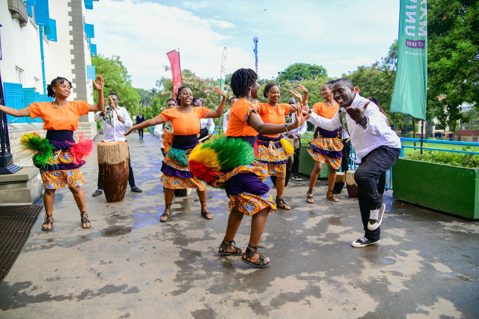 Students from the Department of Performing Arts on 4th April 2025.