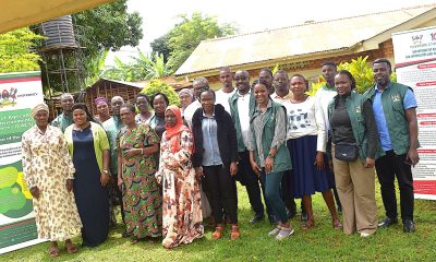 The Project team led by Prof. Frank Mugagga with some of the farmers at the training venue. Phase II of the Resilient Urban Food Systems (RUFS) Project to strengthen urban food systems to withstand climate-related shocks such as floods and droughts by promoting climate-smart agricultural practices that empower farmers to sustain productive, profitable, and resilient operations, ultimately improving livelihoods and contributing to stable urban food supplies by Department of Geography, Geo-Informatics, and Climate Sciences, College of Agricultural and Environmental Sciences (CAES), Makerere University, Kampala Uganda, East Africa supported by the AgriFoSe2030 Programme. Mbale City Training 26th-27th March 2026.