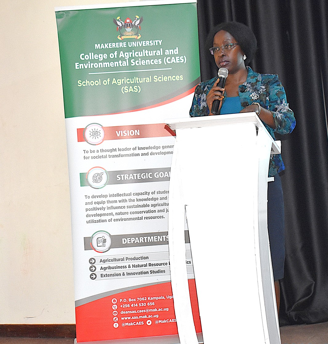 Dr. Mildred Ochwo Ssemakula represented the Principal of the CAES. College of Agricultural and Environmental Sciences (CAES) in collaboration with the Uganda Red Cross Society, Mbarara University of Science and Technology, and Vienna University of Technology, Austria, comprehensive two-day training on Integrated Fecal Sludge and Solid Waste Management, 30th-31st March 2026, School of Food Technology, Nutrition and Bioengineering Conference Hall, Makerere University, Kampala Uganda, East Africa.