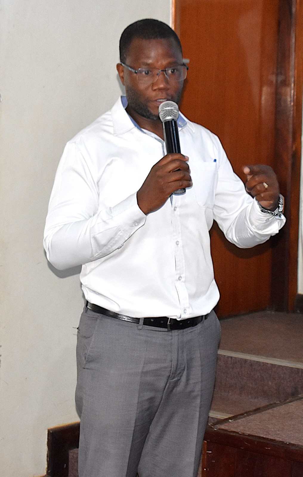 Mr, Medard Kakuru, a PhD student at the CAES presented his work on the Circular Economy Approach to Sanitation. College of Agricultural and Environmental Sciences (CAES) in collaboration with the Uganda Red Cross Society, Mbarara University of Science and Technology, and Vienna University of Technology, Austria, comprehensive two-day training on Integrated Fecal Sludge and Solid Waste Management, 30th-31st March 2026, School of Food Technology, Nutrition and Bioengineering Conference Hall, Makerere University, Kampala Uganda, East Africa.